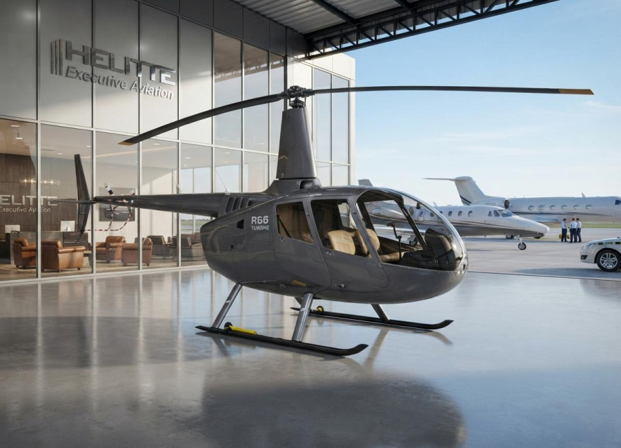 HELICÓPTERO ROBINSON R66 - 2012 - 1780hs TT - Helitte Helicopteros